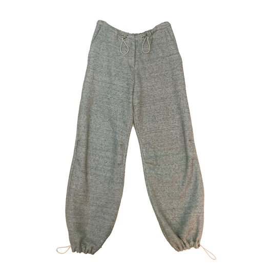 Cotton and lyocell dark heather nagoya pants with adjustable waist and legs