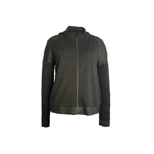 Python Trimmed Hoodie